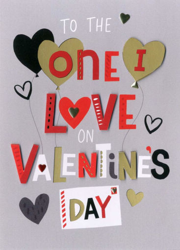 Picture of ONE I LOVE VALENTINES DAY CARD